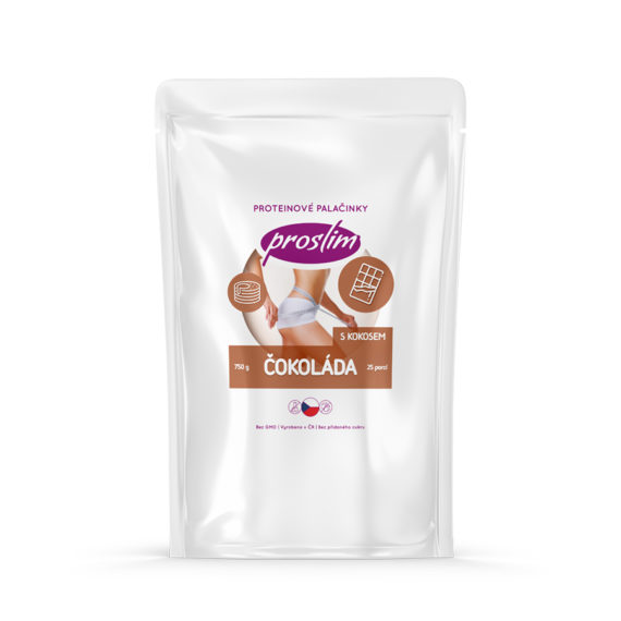 proteinové palačinky - čokoládové s kokosem