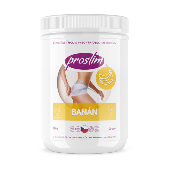 proteinový nápoj - koktejl - s příchutí banánu