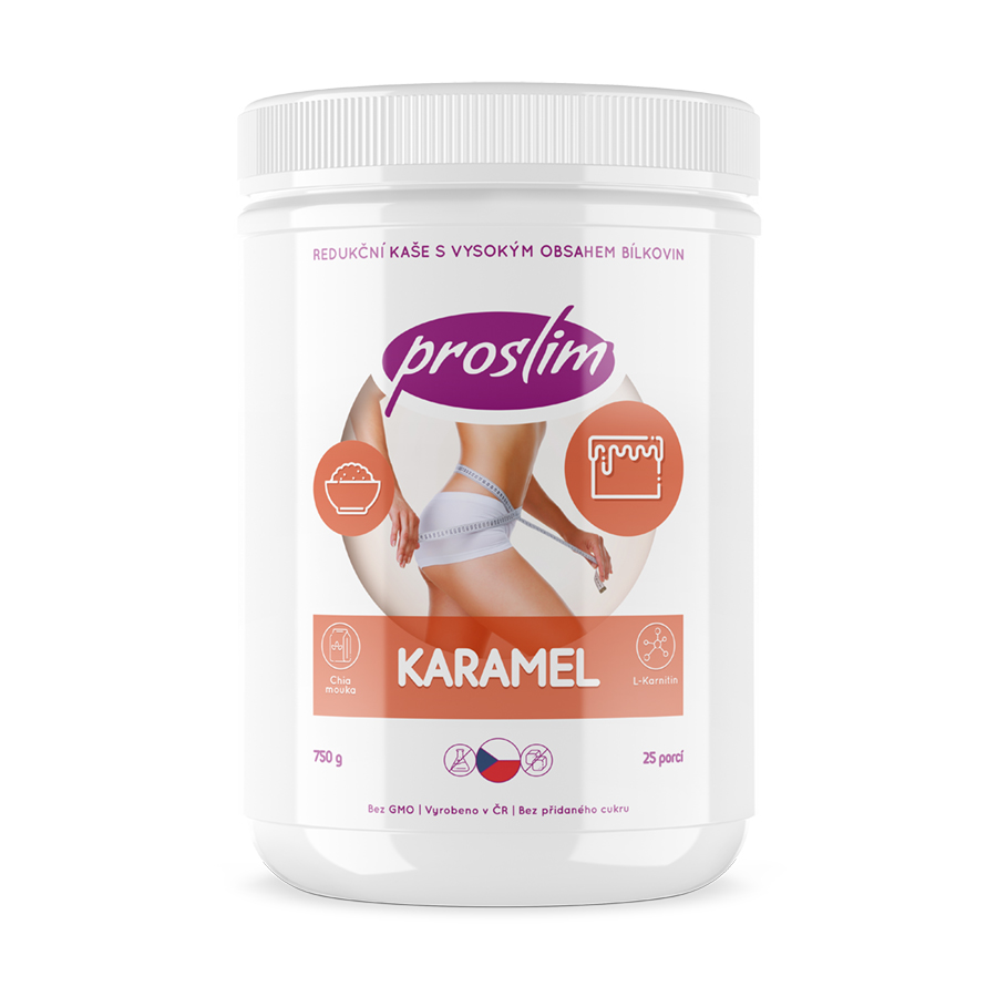 Lehká proteinová kaše - 25 porcí, různé příchutě - 750 g - Proslim.cz